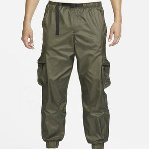 Pantalon de jogging coupe décontractée en toile légère pour homme, avec cordon de serrage, taille élastique, personnalisable, imperméable et respirant - Product Image 1