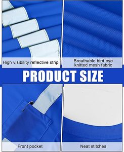 Camisa de Seguridad de Alta Visibilidad, Impermeable, de Dos Tonos, Manga Larga, 100% Poliéster, Reflectante, Superventas - Product Image 5