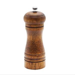 Hot Sales Eco-Friendly Handheld Wooden Salt & <b>Pepper</b> Mill with Ceramic <b>Grinder</b> for Spices Manual Spice <b>Grinder</b> - Product Image 3
