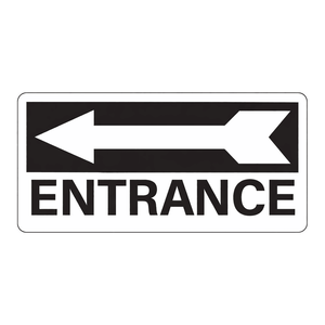 Panneau d'entrée adhésif Brady pour intérieur/extérieur, pour l'identification des entrées - Product Image 3