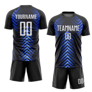 Ensemble d'uniformes de football pour hommes adultes OEM, découpe automatisée, style personnalisable, tissu respirant 100% polyester de haute qualité pour unisexe - Product Image 1