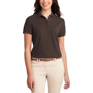 Chemises Polo pour Femmes avec Logo Personnalisé Brodé 2026, 100% Coton Respirant, Chemises Polo de Golf Blanches à Manches Courtes, Toutes Tailles - Product Image 5