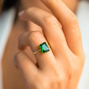 Anillo de Rubí con Piedra de Nacimiento, Plata de Ley 925, Chapado en Oro de 14K, Corte Pera, Solitario, Estilo Vintage, Certificado IGI, para Mujer, Regalo - Product Image 5
