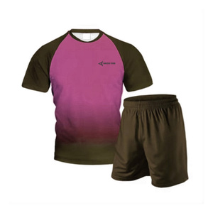 DAIZEN STAR Men's Soccer Jersey <b>Set</b> Gradient Color Sublimated Moisture Wicking Sleeveless Uniform Apparel Athletic Front Custom - Product Image 2