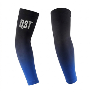 Custom <b>Compression</b> <b>Arm</b> <b>Sleeves</b> Breathable UV Protection Sports <b>Sleeves</b> for Basketball Running Custom Logo OEM - Product Image 2