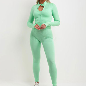 Lightweight Performance Wear 3 Piece Crop Top <b>Set</b> Quick Dry Athletic Wear For Gym Yoga Fitness Running And Exercise Use - Product Image 5