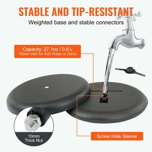 Supporto per Cartelli da Terra Robusto 11 x 17 Pollici con Regolazione Verticale e Orizzontale per Cartelli da Giardino e Prato - Product Image 5