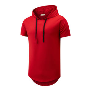 Nueva Camiseta con Capucha de Moda para Hombre, Casual, de Manga Corta, Corte Regular, Básica, para Primavera y Verano - Product Image 1