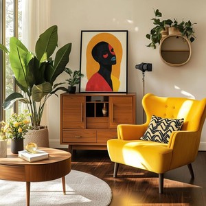 Aqdus Saleem Mango Wood Color-Block <b>Arch</b> Mirror | Eco-friendly & Durable | Modern Minimalist Design | Wholesale - Product Image 5