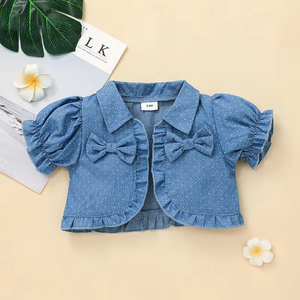 Baby Girls' Summer Dress Heart Print Style Coat Headbands Children's Princess Dress Kids Clothes - Product Image 4