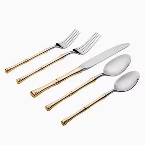 Ensemble de couverts très demandé, finition argentée, acier inoxydable, 3 pièces, style minimaliste, pour la restauration fine, ustensiles de cuisine - Product Image 6
