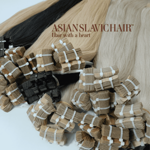 Extensions de cheveux bruts Virgin Tape-in avec vendeur de cheveux vietnamiens slaves bruts de haute qualité d'Asianslavichair - Product Image 5
