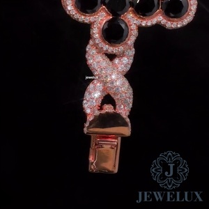 Indian Supplier Hip Hop Iced Out Moissanite Diamond Tennis Bracelet Gold Plated Luxury Bracelet for <b>Men</b> Available at Cheap Price - Product Image 1