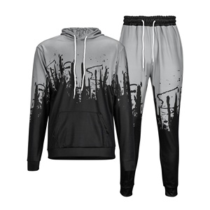 Conjunto Deportivo Personalizado de Alta Calidad para Hombre, OEM, Transpirable, con Capucha, de Poliéster y Algodón, para Invierno, Informal - Product Image 2