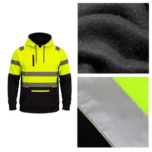 Sweat-shirt réfléchissant haute visibilité pour homme, personnalisable avec logo et taille, pour travaux de construction, imperméable et confortable - Product Image 4