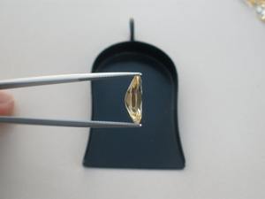 Citrino Natural Marquise, Gema Suelta Natural de 14 x 7 mm, Certificado por Terceros, Efecto Estrella para Joyería - Product Image 3