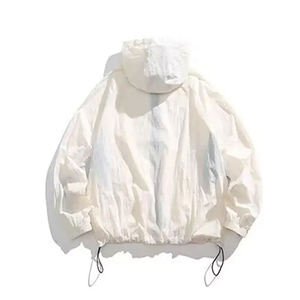 Veste coupe-vent tendance à capuche et patchwork, imperméable, style sportswear décontracté, vêtement d'extérieur athlétique, style designer, vente en gros - Product Image 2