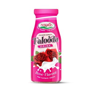 Muestra Gratuita de la Marca NAWON, Bebida Falooda de Etiqueta Privada, Vietnam OEM ODM, Modelo NW060834, Serie de Leche Multisabor en Botella de Vidrio - Product Image 5