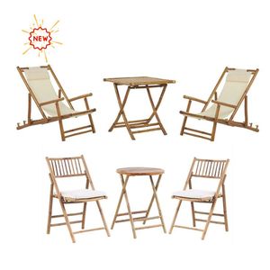 New Classical Bamboo Outdoor Chair Natural Material Garden Decor for Dining/Beach for Home Hotel and Office Use - Product Image 2