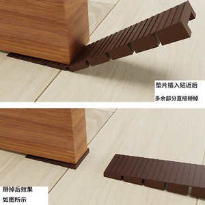 Almohadillas para Muebles de Cocina, Mesas, Sillas y Refrigeradores - Placas Giratorias y Almohadillas Triangulares de Nivelación para una Estabilidad Óptima - Product Image 3