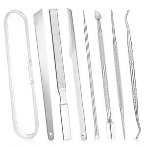 Kit de Herramientas de Acero Inoxidable de Alta Calidad para Uñas Encarnadas, Elevadores de Uñas, Herramientas de Pedicura Seguras para Uso Quirúrgico, para Tratamiento de Uñas y Alivio del Dolor - Product Image 1