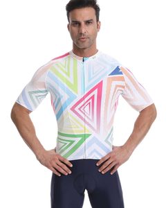 เสื้อจักรยานผู้ชายแบบสั่งทำพิเศษ พิมพ์ลายโพลีเอสเตอร์ แขนสั้น ซิปเต็มตัว มีกระเป๋า เสื้อปั่นจักรยาน เสื้อสำหรับปั่นจักรยานบนถนน - Product Image 3