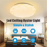 Plafonnier LED anti-éblouissement à éclairage doux 120W, 3 couleurs changeantes, ampoules LED pour l'éclairage des chambres d'hôtes, des chambres à coucher et des salons