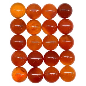 Cabochon rond en cornaline naturelle 12 mm, pierre de cornaline orange, pierres précieuses en vrac, prix de gros, lot en vrac pour la fabrication de bijoux - Product Image 1
