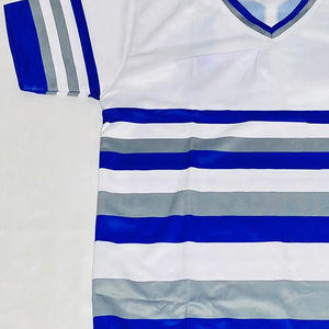 Customized Zeta Blue & White Chenille <b>Baseball</b> Embroidered Premium Cotton Eco-Friendly Sublimated Sorority Apparel ZPB Greek - Product Image 4