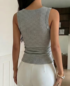 Custom Summer Sports Tank Top Collection Personalized 100% Cotton Breathable Quick-Dry Eco-Friendly Running Vests for Men Women - Product Image 4