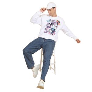 Sweatshirts à col rond et coupe ajustée de haute qualité pour hommes Sweat à capuche unisexe avec logo personnalisé Sweatshirts surdimensionnés Service OEM disponible - Product Image 2