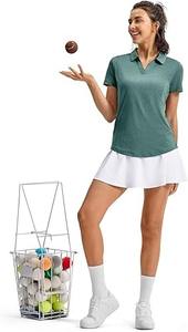 Camiseta de Verano para Mujer, Lisa, Sólida, Básica, Ligera, Transpirable, de Poliéster/Algodón, de Secado Rápido, de Media Manga, con Etiqueta Privada Personalizada - Product Image 5