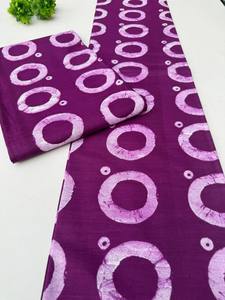 Tela Africana Auténtica de Nigeria con Estampado de Cera, 100% Algodón, para Prendas Elegantes, Mercado de Sudáfrica - Product Image 2