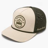 Casquette de golf personnalisée à 5 panneaux, perforée au laser, casquette de baseball avec cordon, casquette snapback, logo brodé, casquette de sport respirante