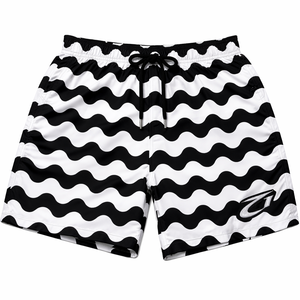 Pantalones Cortos con Estampado de Ondas Abstractas para Hombre, Ligeros, de Verano, con Cordón en la Cintura, Estilo Casual de Playa, Servicio OEM - Product Image 6