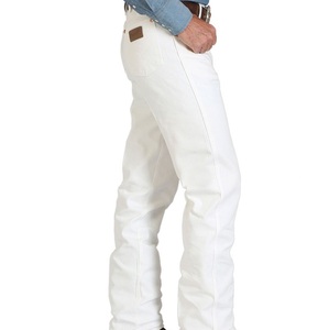 Fabricante de Pantalones Vaqueros Personalizados, Pantalones Vaqueros Blancos de Alta Calidad, Corte Ajustado para Hombre, Jeans Ajustados para Hombre con Servicio OEM, Transpirables - Product Image 5