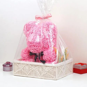 Handmade Cotton Boho Décor Storage <b>Basket</b> Set of 3 with Removable Linen for Home Organization and Decorative Use - Product Image 2