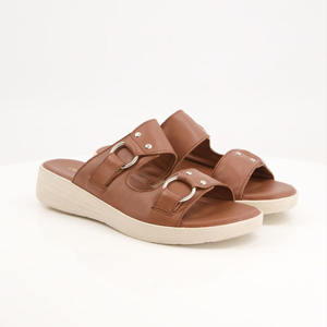 Zapatillas de verano ligeras con punta abierta y suela acolchada suave para mujer - Product Image 5