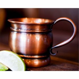 Vente en gros d'usine - Tasses en cuivre gravées à la main - Verre à cocktail en cuivre pur avec logo personnalisé - Tasses en cuivre durables de haute qualité - Product Image 6