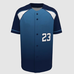 Venta al por mayor de fábrica: Camiseta de béisbol deportiva personalizada de alto rendimiento, camiseta de béisbol premium con botones completos para equipos, en oferta. - Product Image 1