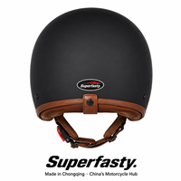 Casque de moto unisexe de luxe à face ouverte en ABS, fabrication chinoise, excellente qualité, résistant aux chocs, idéal pour les trajets quotidiens