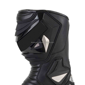 Botas de Motocross de Cuero Transpirables, Impermeables, Resistentes al Viento, con Cremallera Lateral y Antideslizantes, para Motociclismo y Carreras - Product Image 6