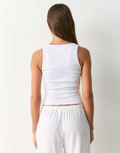 Débardeurs pour femmes de haute qualité, durables, élégants, sans manches, en tissu extensible, vêtements décontractés, grande taille, débardeurs en coton/spandex - Product Image 2