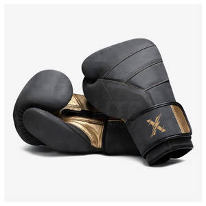 Nouveaux gants de boxe en cuir au design innovant, respirants, légers, avec fermeture auto-agrippante réglable pour un ajustement sûr - Product Image 2