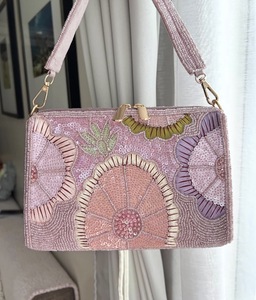 Indian Women Bohemian Style Cotton Handmade Beaded Messenger Evening Bags Shopping <b>Light</b> Weight Eco-Friendly Large Capacity Bag - Product Image 3