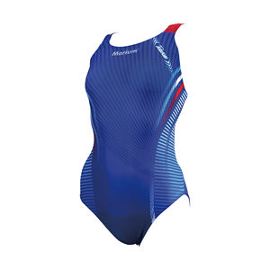 Traje de Baño de Una Pieza para Mujer, Estampado de Dibujos Animados de Animales, Material de Spandex/Poliéster Sólido, Anti-UV, Impermeable, de Secado Rápido y Transpirable - Product Image 5