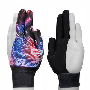 Gants de billard professionnels unisexes respirants en matière douce et très élastique avec sangle de poignet réglable antidérapante pour droitier - Product Image 2