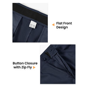 กางเกงกอล์ฟผู้ชายแบบสวมใส่สบาย แห้งเร็ว ทรงปกติ มีกระเป๋าหลายช่อง ผลิตโดยผู้ผลิตอุปกรณ์กีฬากลางแจ้ง รับผลิตตามแบบ - Product Image 4