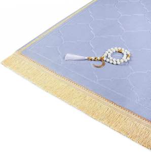 Alfombras de Oración Jaenamaz de Último Diseño, Alfombras Islámicas de Seda, Espuma y Lana, Impresión por Sublimación, Bordado, Alfombras Diarias para la Mezquita - Product Image 2