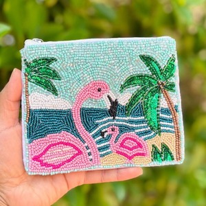 Porte-monnaie perlé, petit portefeuille brodé, sac à main fait main de qualité, pochettes à monnaie brodées sur mesure, prix de gros - Product Image 6